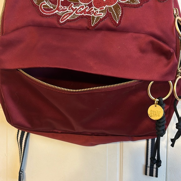 See by Chloe Embroidered Satin Backpack - Picture 7 of 7